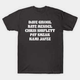 Foo fighters t shirt lyrics hotsell